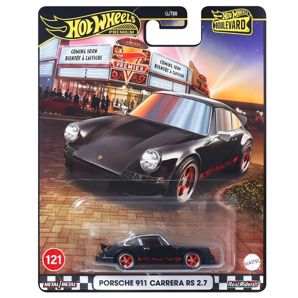 Masinuta din metal, Hot Wheels, Boulevard, Porsche 911 Carrera RS 2.7, JBL19