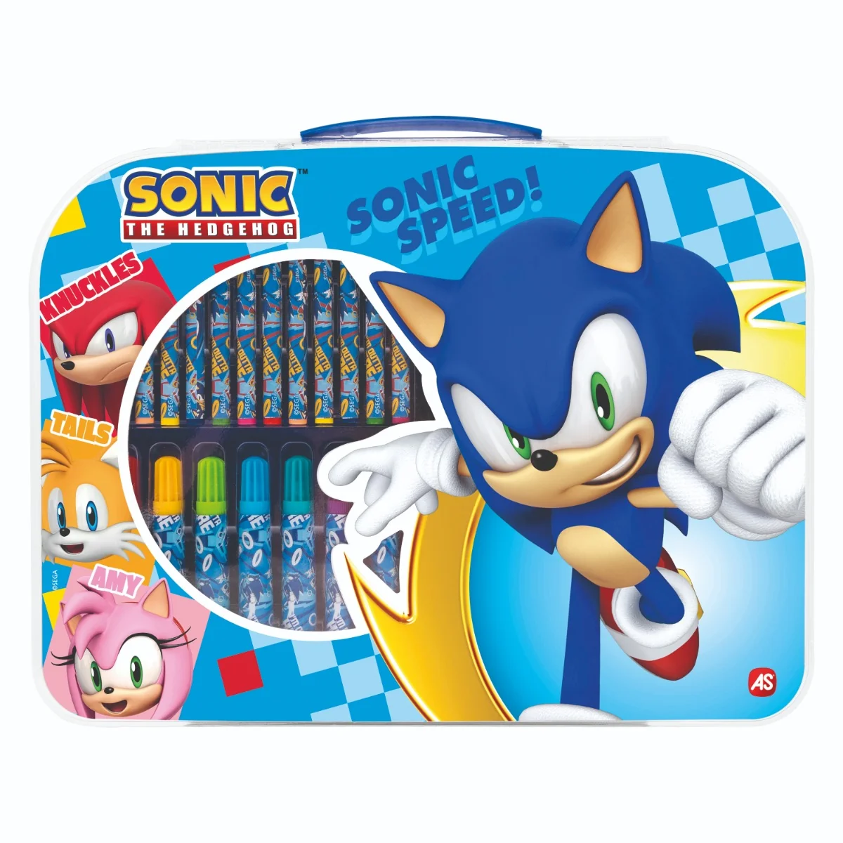 Set pentru desen in gentuta, Art Case, Sonic The Hedgehog