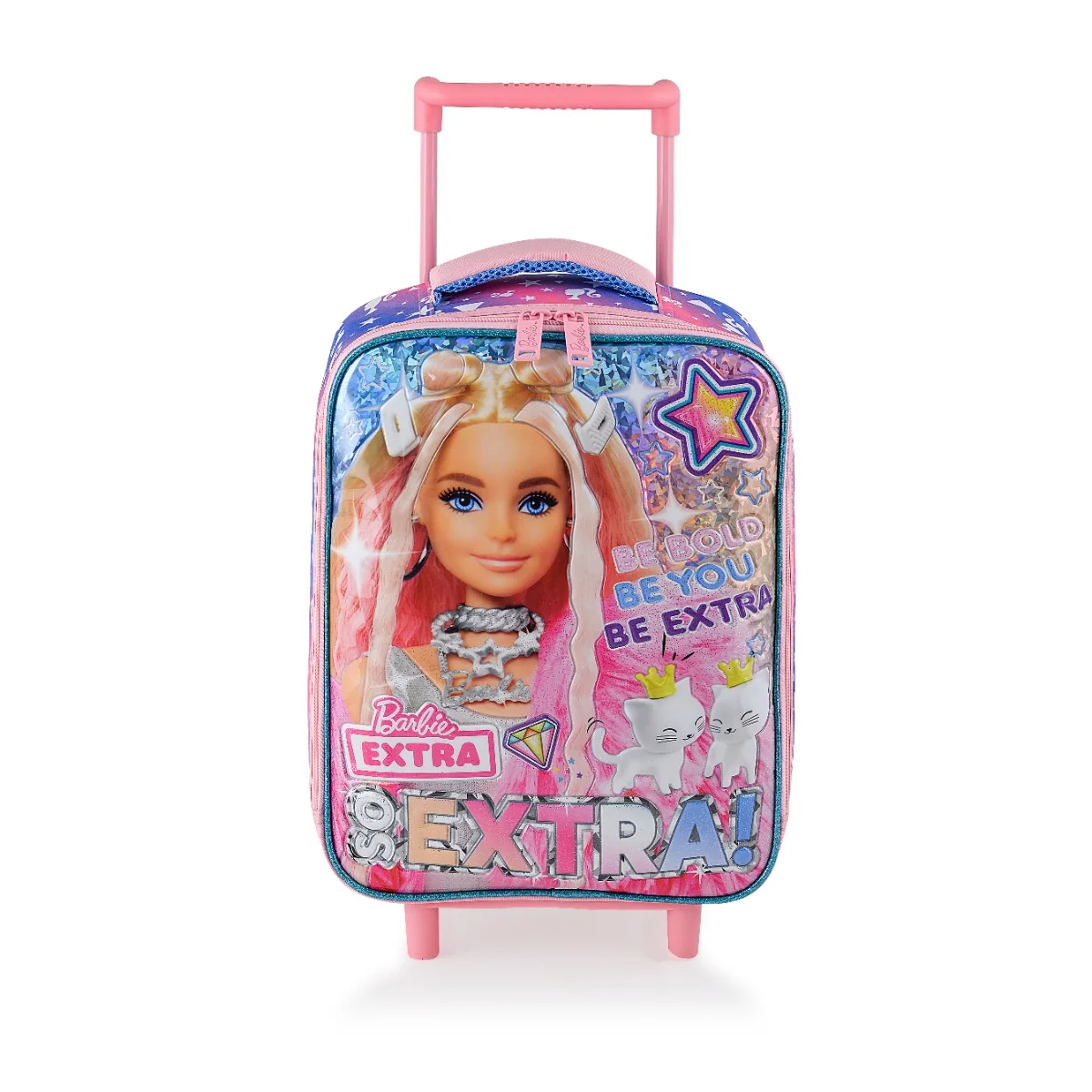 Ghiozdan tip troller cu un compartiment So Extra, Barbie