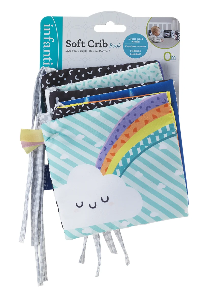 Carticica moale cu activitati pentru dentitie, Infantino, Soft Crib