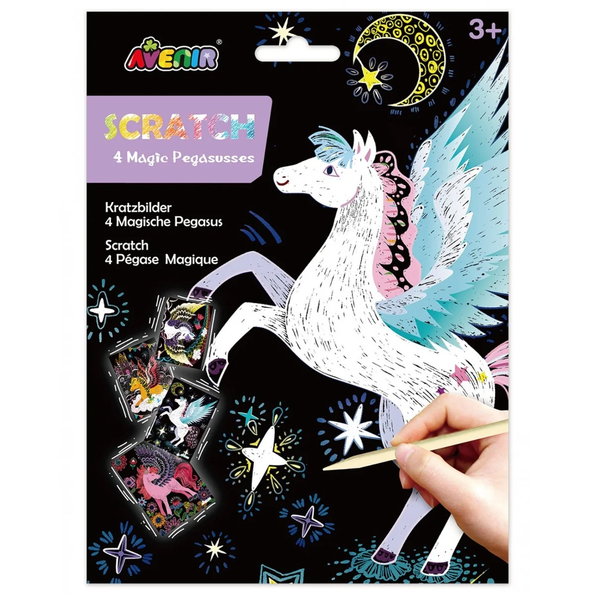 Kit de razuit, Avenir, 4 cai magici Pegas