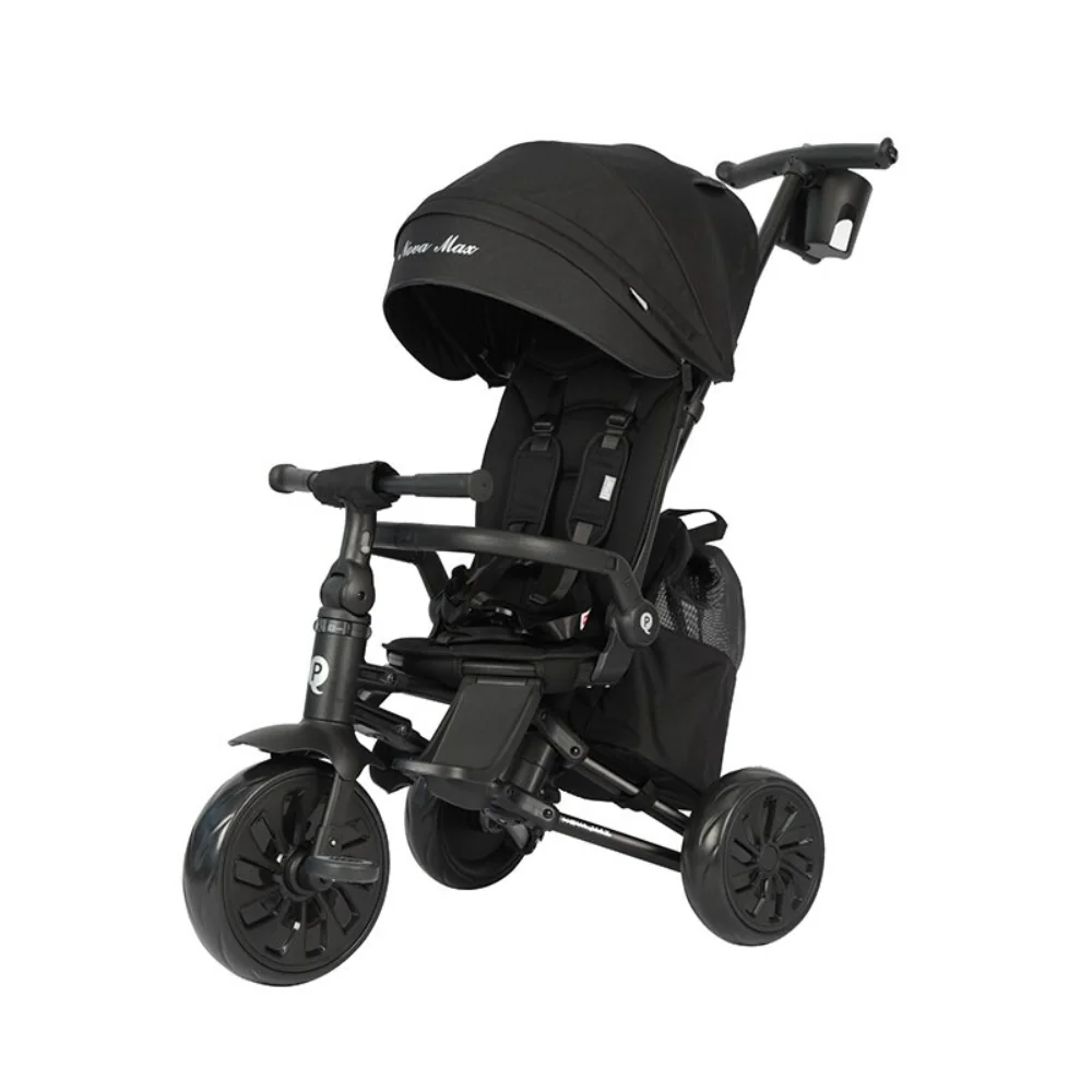 Tricicleta ultrapliabila, Qplay Nova Max, Negru