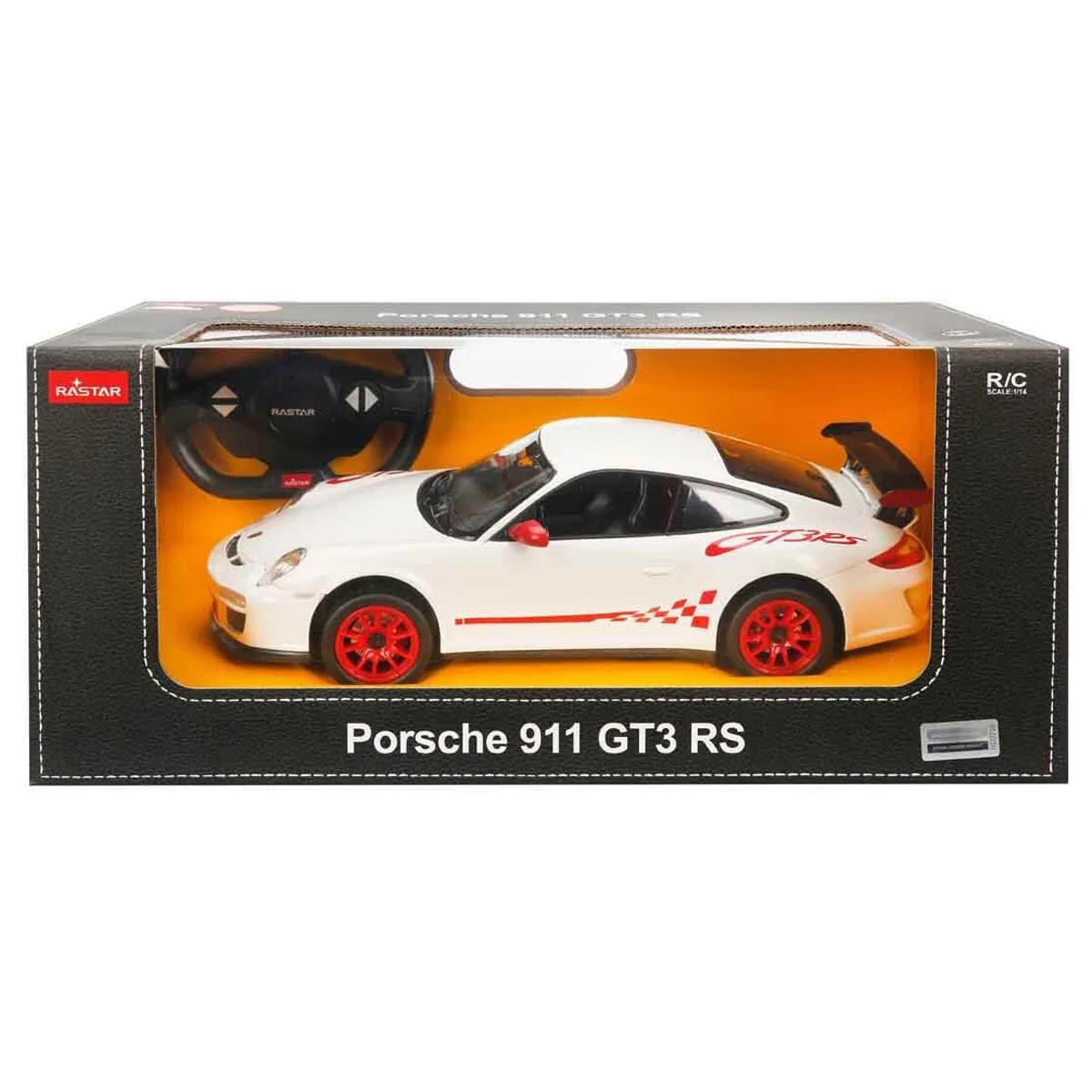 Masina cu telecomanda Rastar, Porsche GT3 RS, Alb
