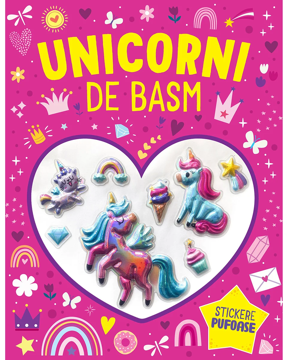 Unicorni de basm, Stickere pufoase