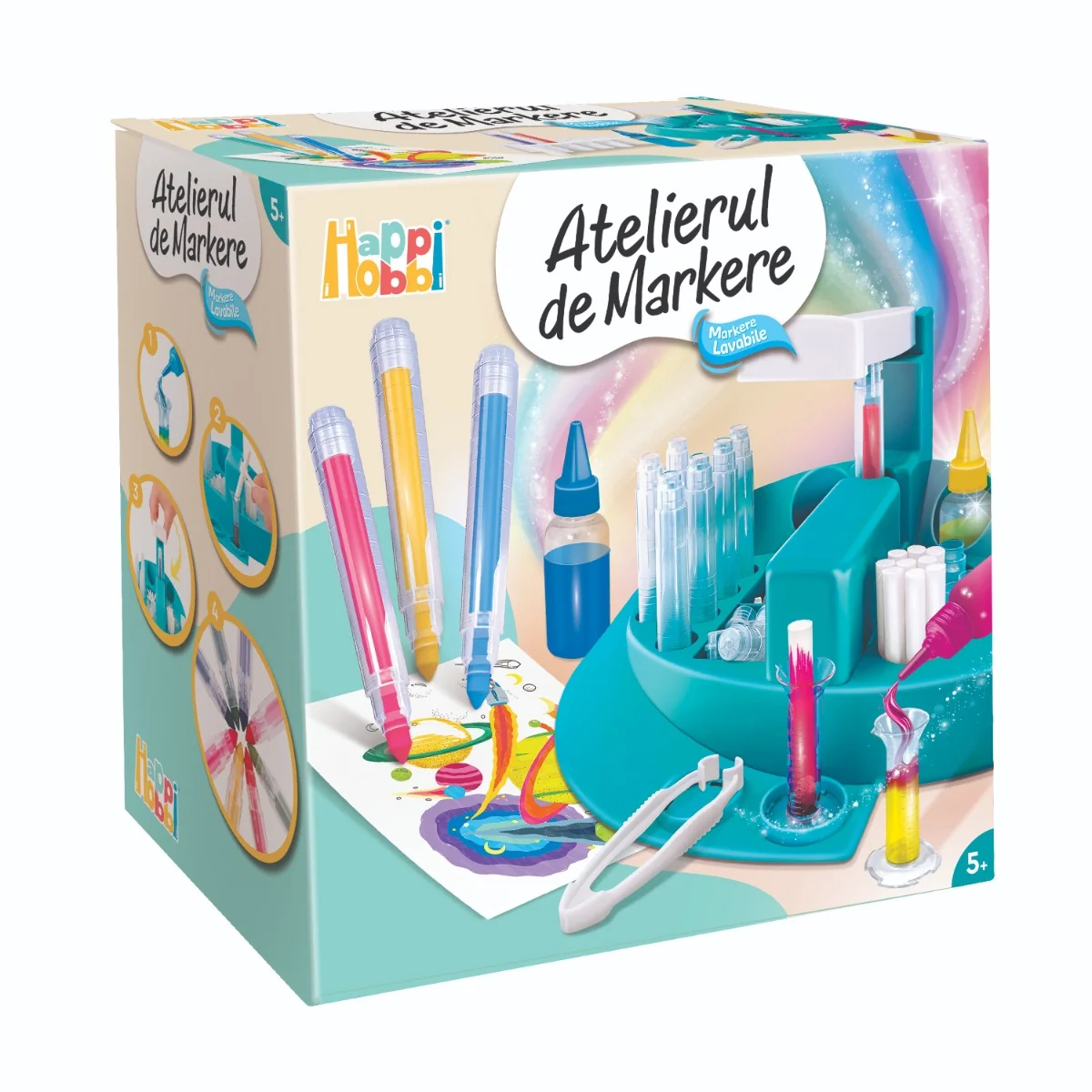 Set creativ, Happi Hobbi, Atelierul de markere