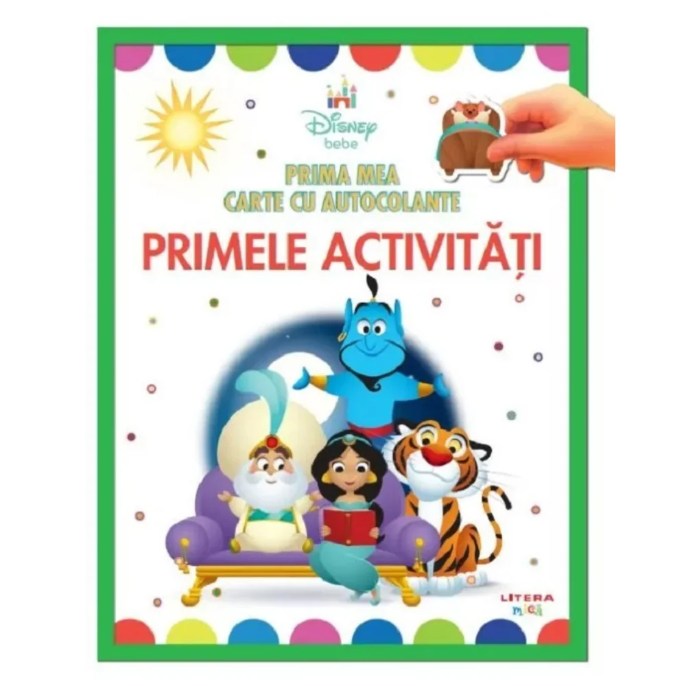 Disney Bebe, Prima mea carte cu autocolante, Primele activitati