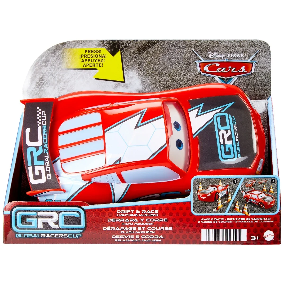 Masina de drifturi, Disney Cars, Global Racers Cup, Lightning McQueen, HXJ34
