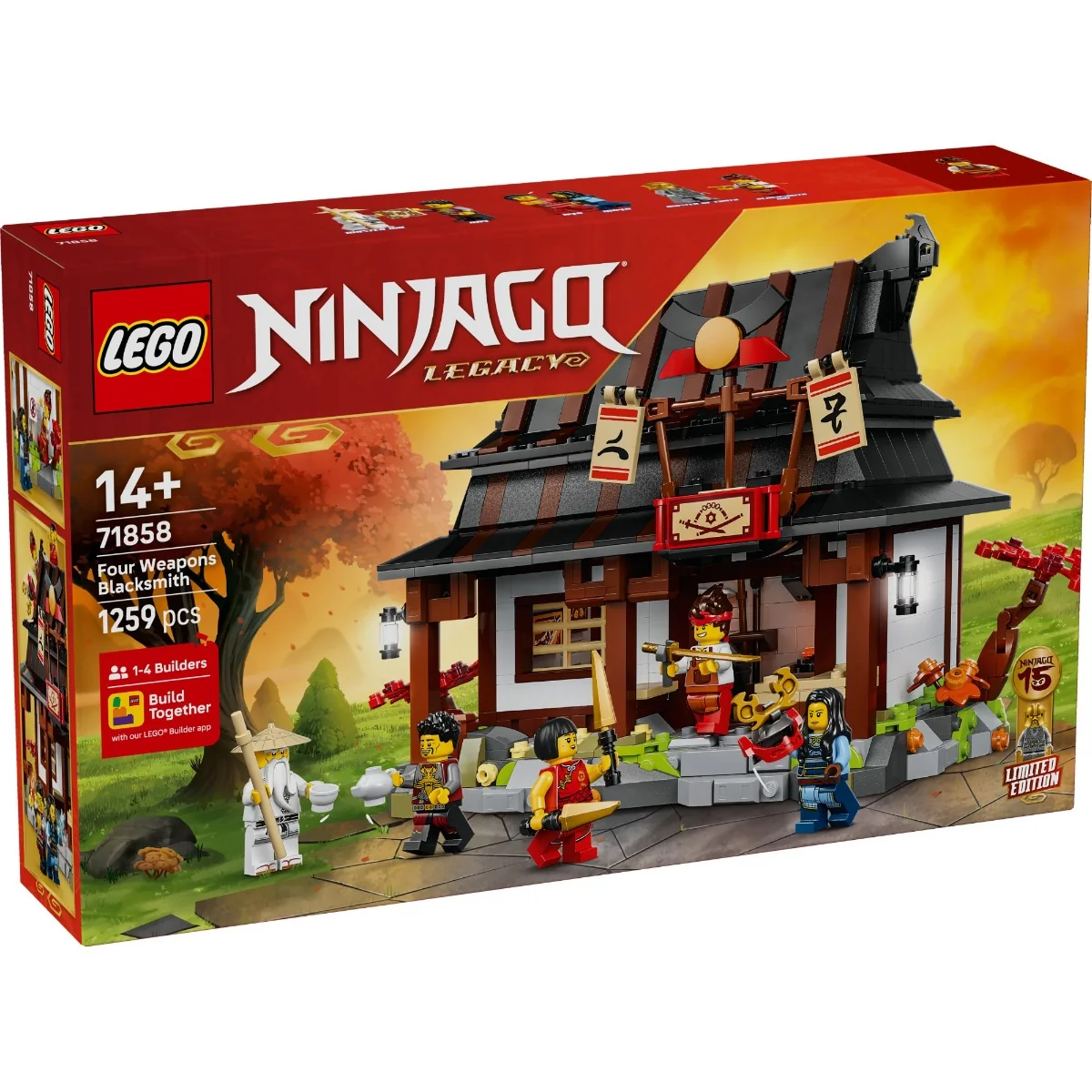 LEGO® Ninjago - Fierarul Patru Arme la a 15-a aniversare (71858)