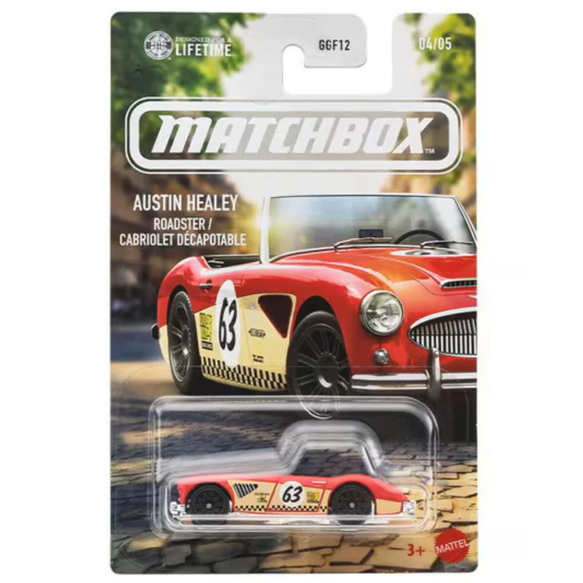 Masina metalica, Matchbox, 1963 Austin-Healey Roadster, JJR58