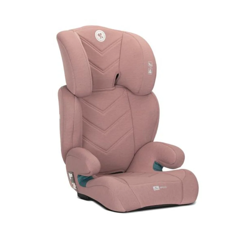 Scaun auto, Lorelli Speed, I-Size, transformabil in inaltator auto, 3-12 ani, 100-150 cm, Pink