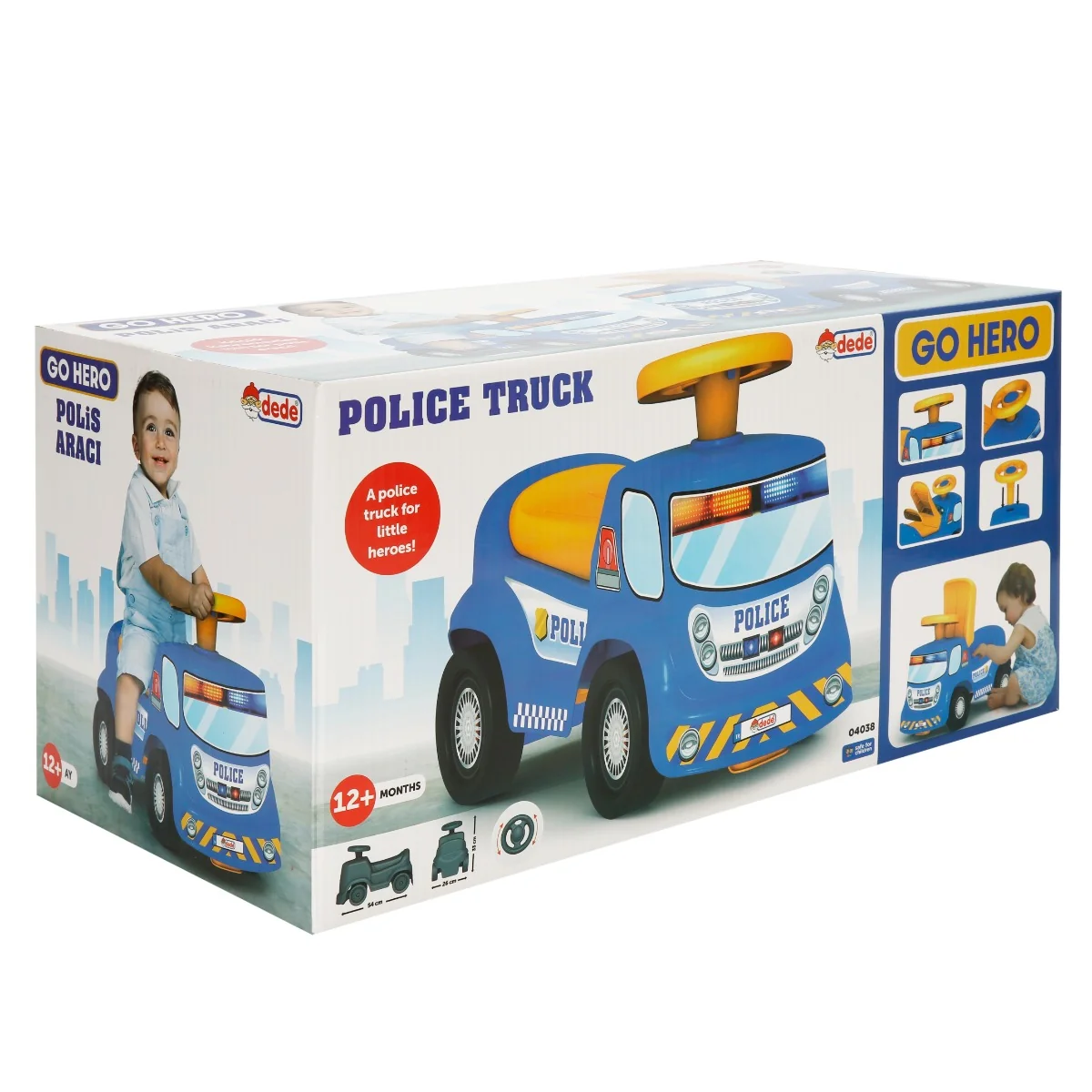 Prima mea masina de Politie, Dede, Go Hero