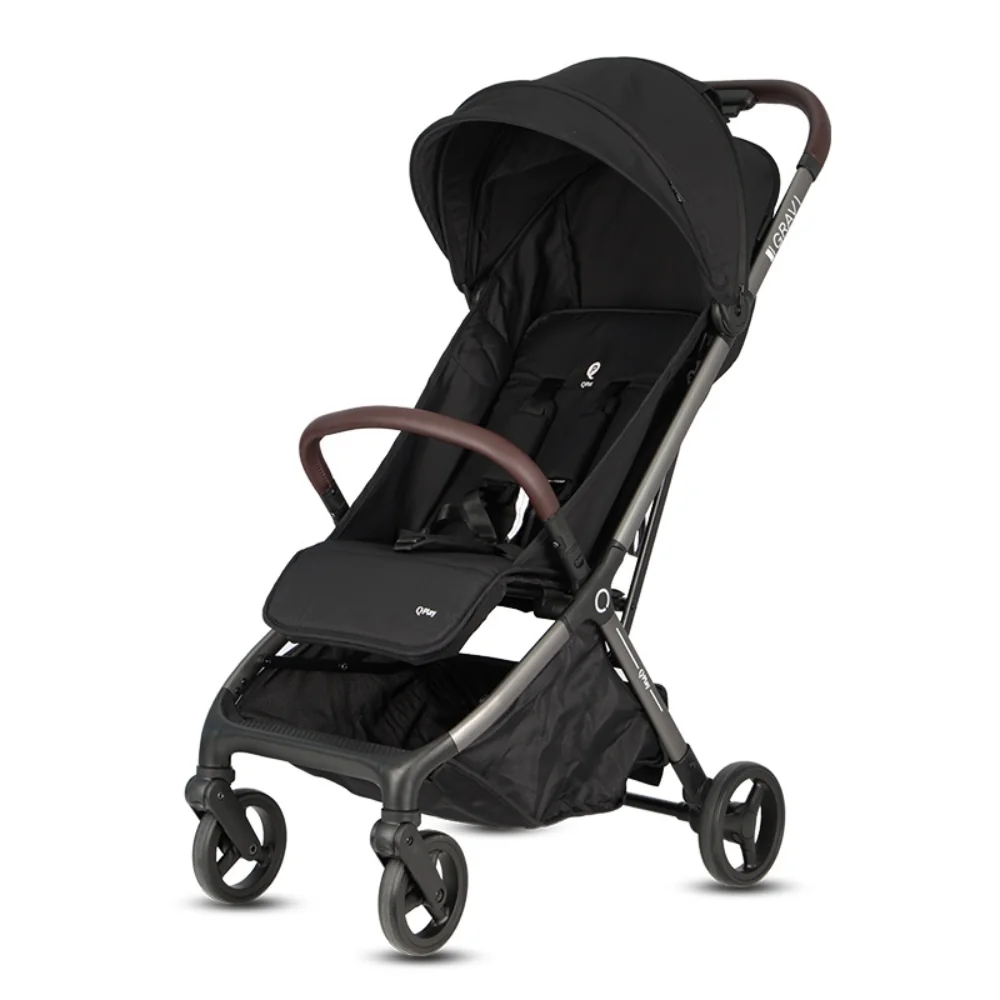 Carucior sport, Qplay Grav, cu pliere automata, Negru