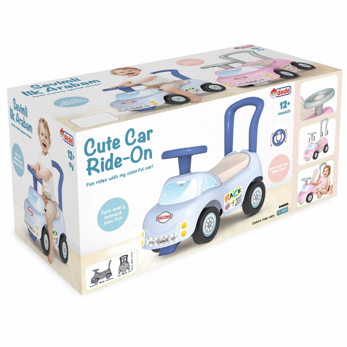 Prima mea masina Ride On, Dede, Cute Ride, Albastru