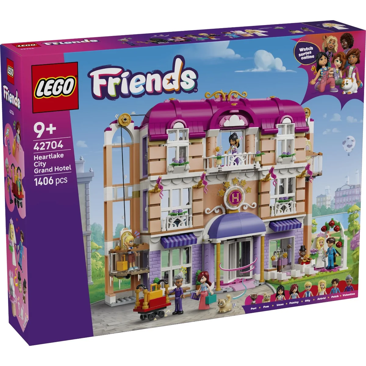 LEGO® Friends - Grand Hotel din Orasul Heartlake (42704)