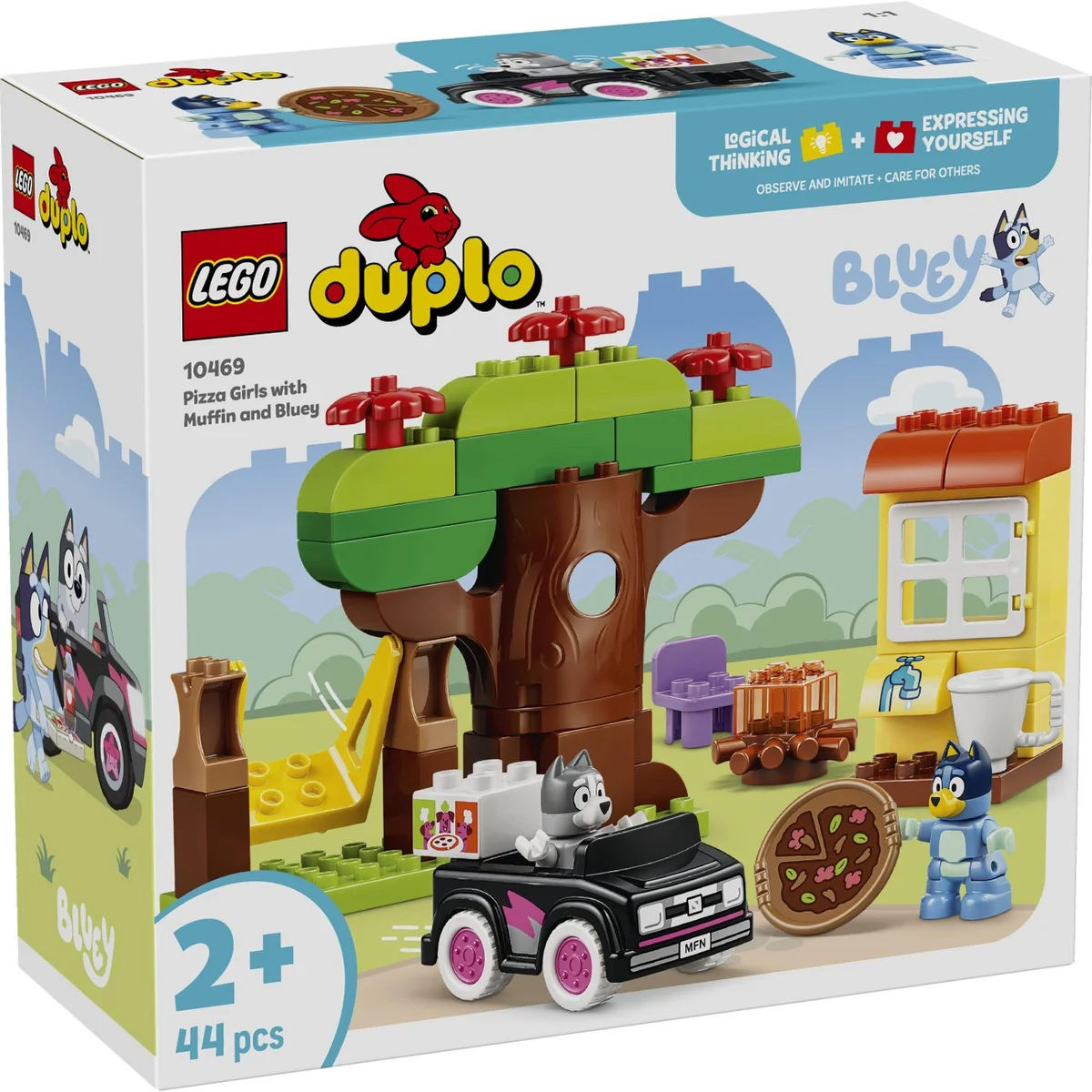LEGO® DUPLO - Muffin Si Blue, fetele care aduc pizza (10469)