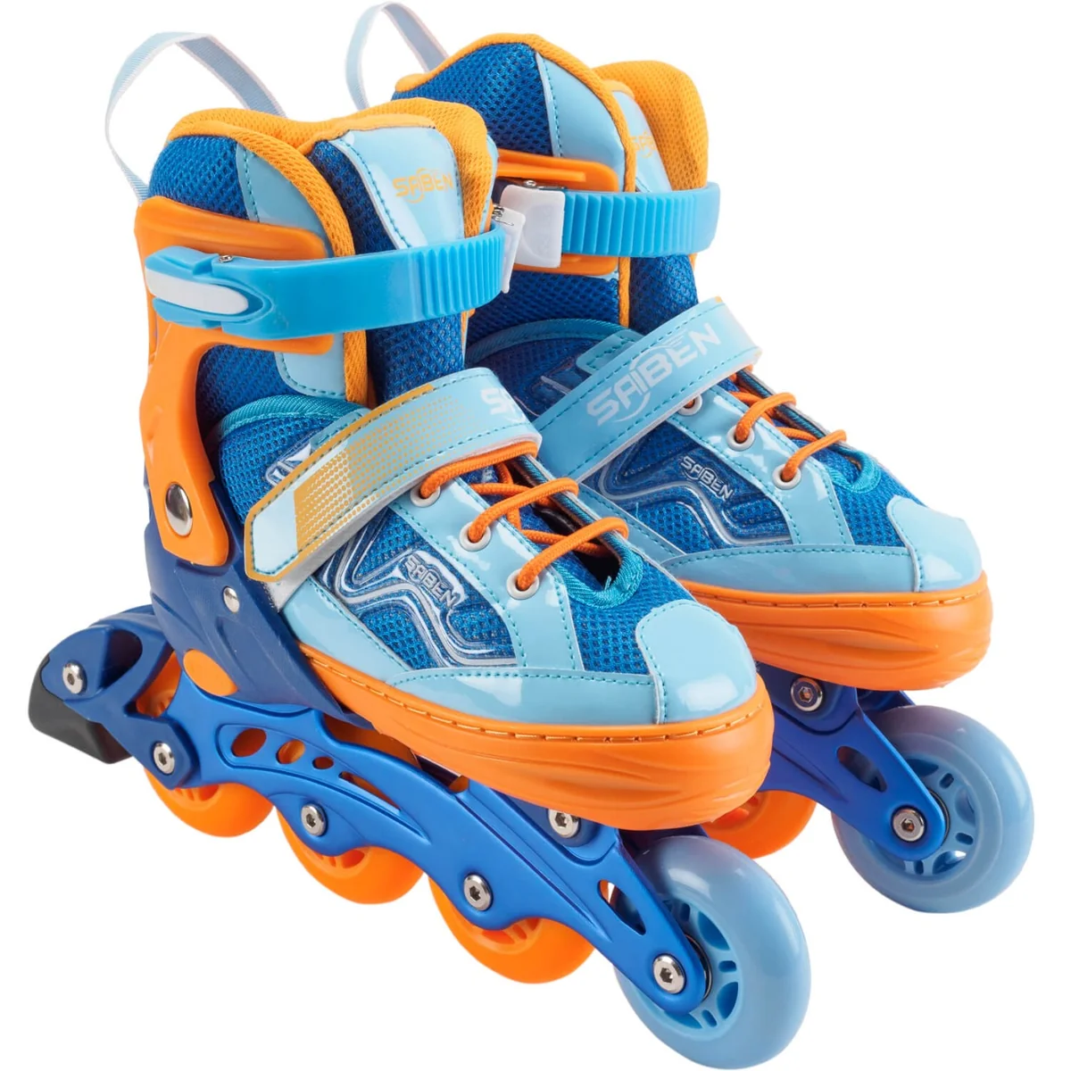 Role reglabile, Action One, Desire, roti silicon, sina aluminiu, L (39-42), Blue