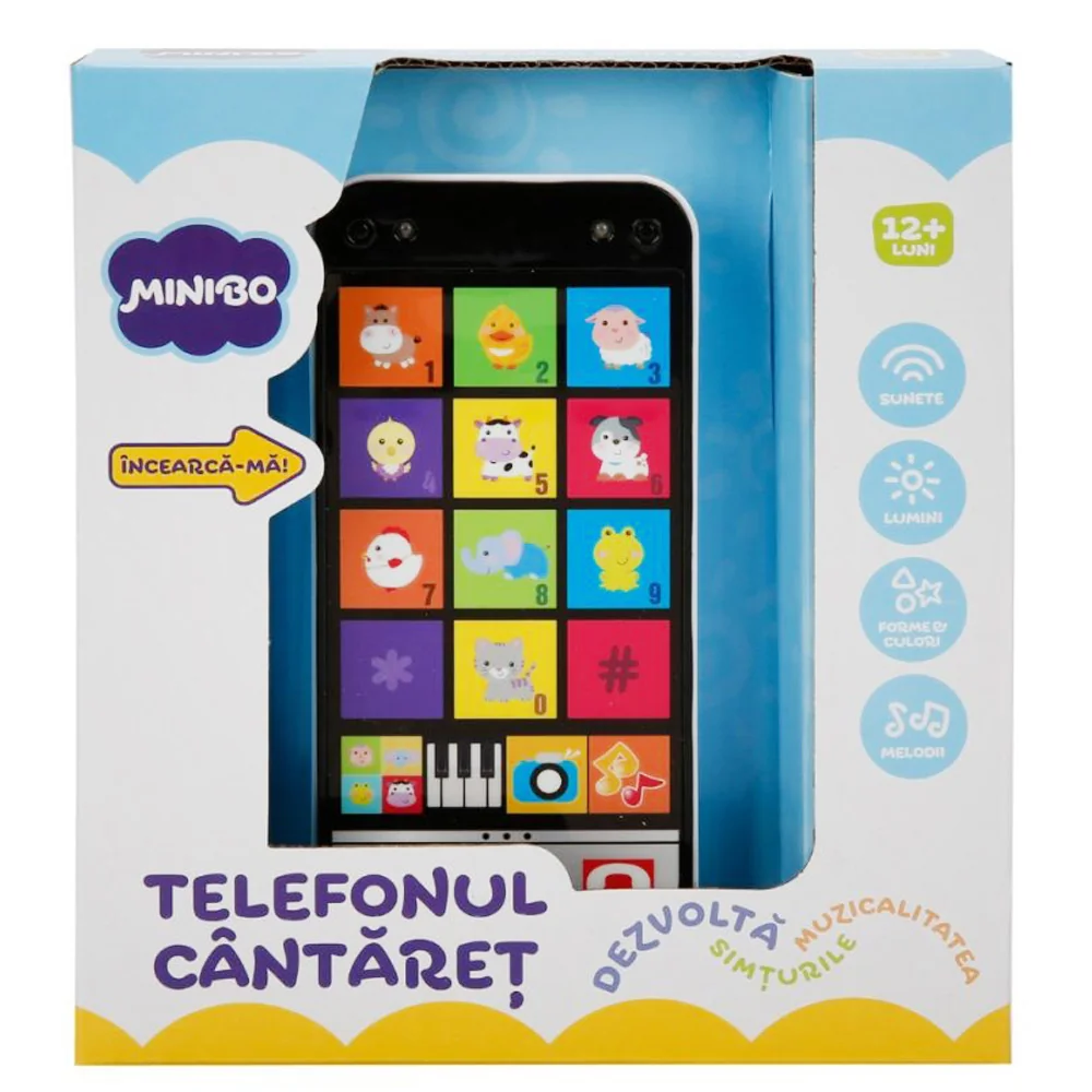 Jucarie bebelusi Minibo, Telefonul cantaret