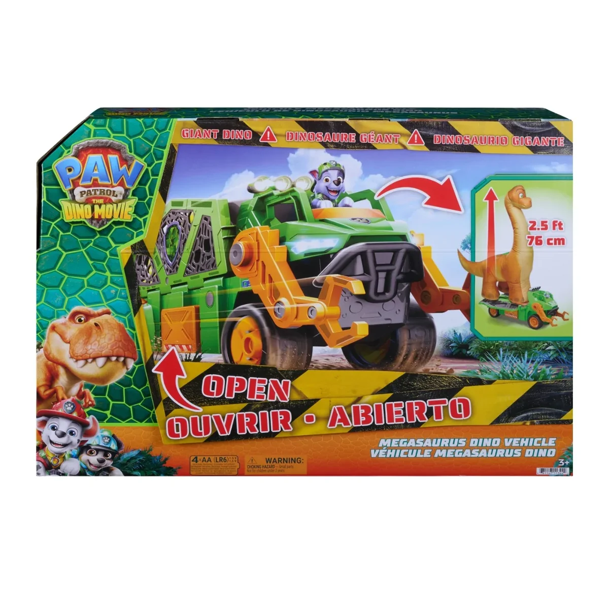 Vehicul transportator, Paw Patrol the Dino Movie, Megasaurus Dino, 6075939