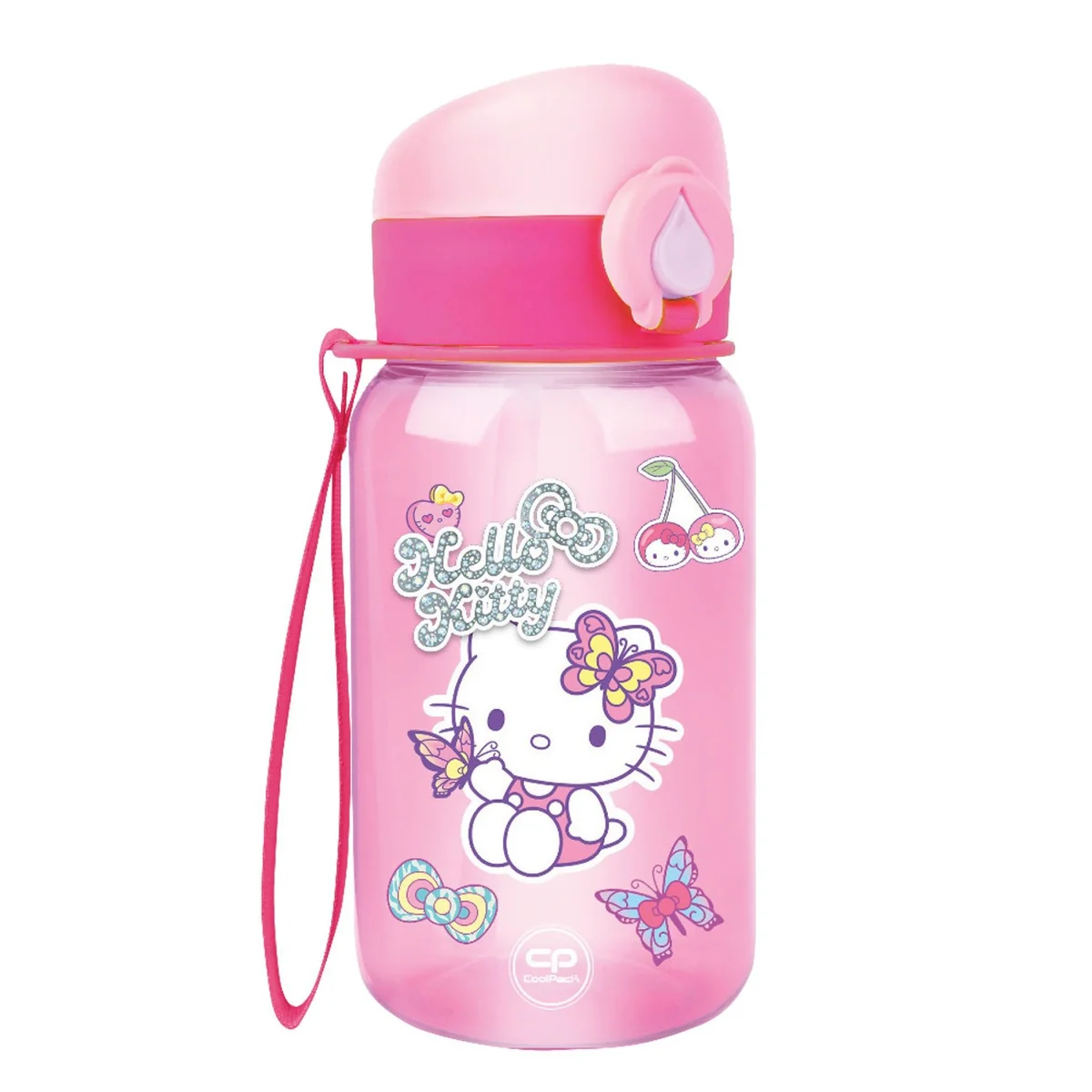 Bidon de apa, Coolpack, Hello Kitty, 500 ml, Roz