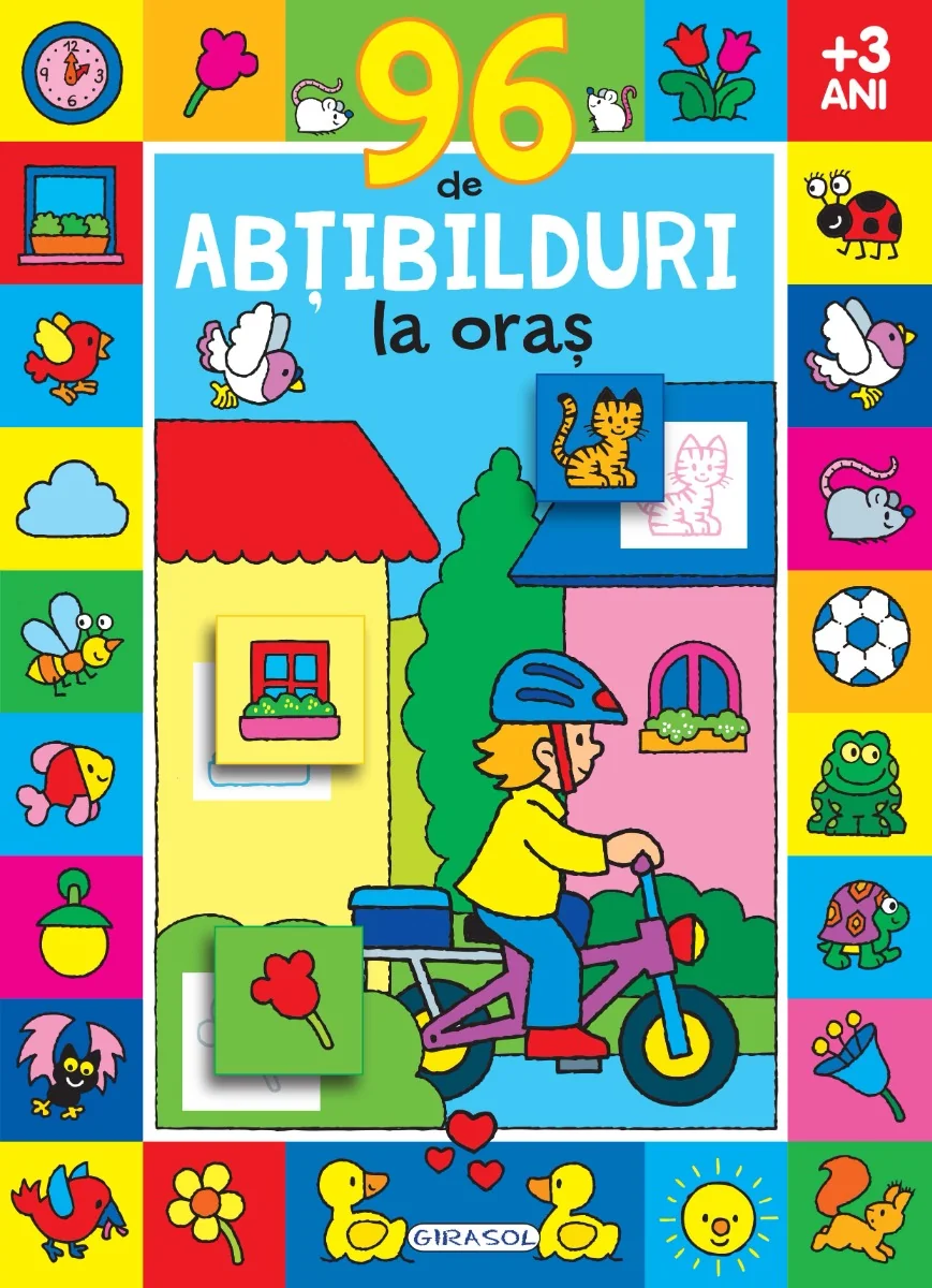 Carte cu 96 de abtibilduri la oras