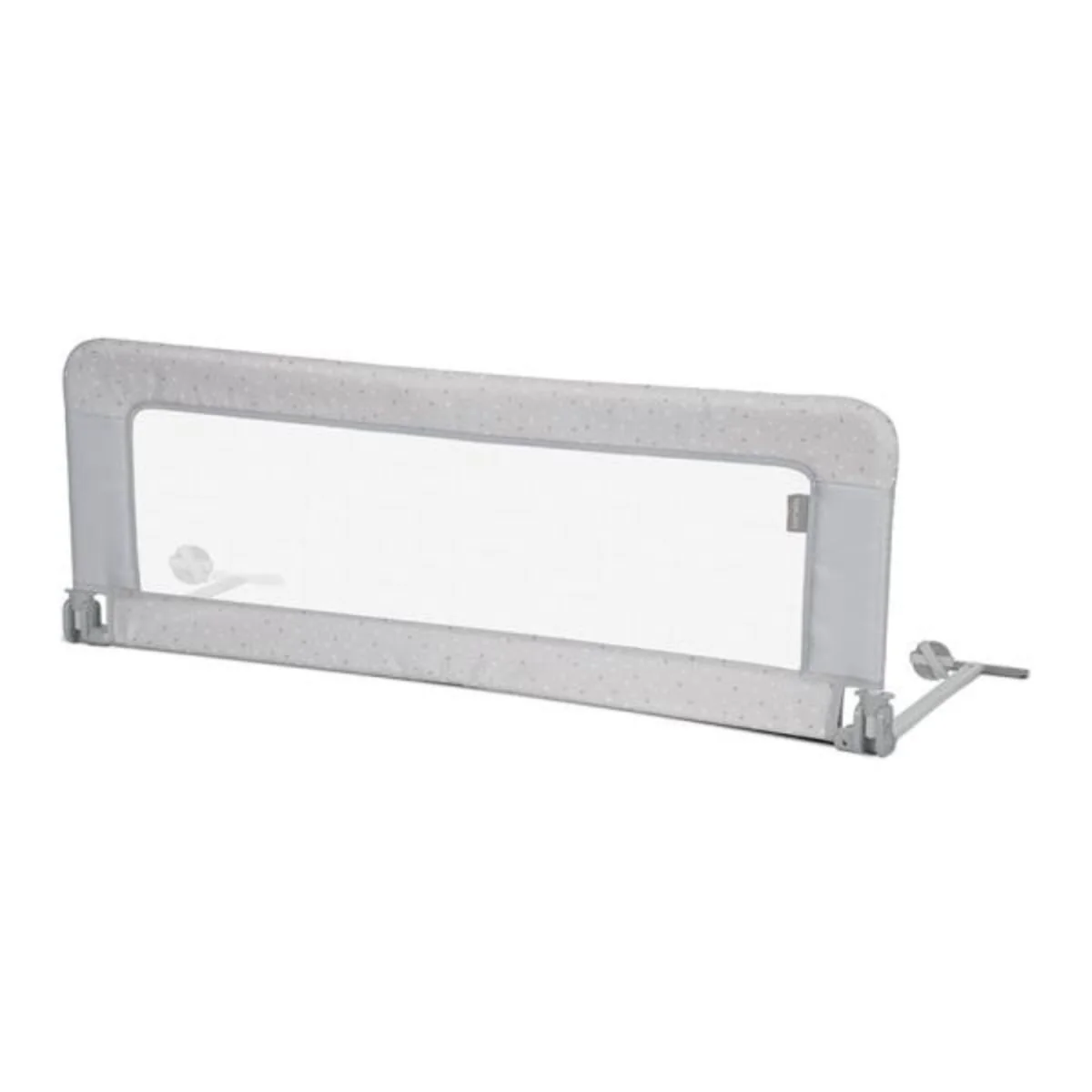 Bariera protectie pat, Lorelli Safety Night, reglabila, 127 cm, Grey