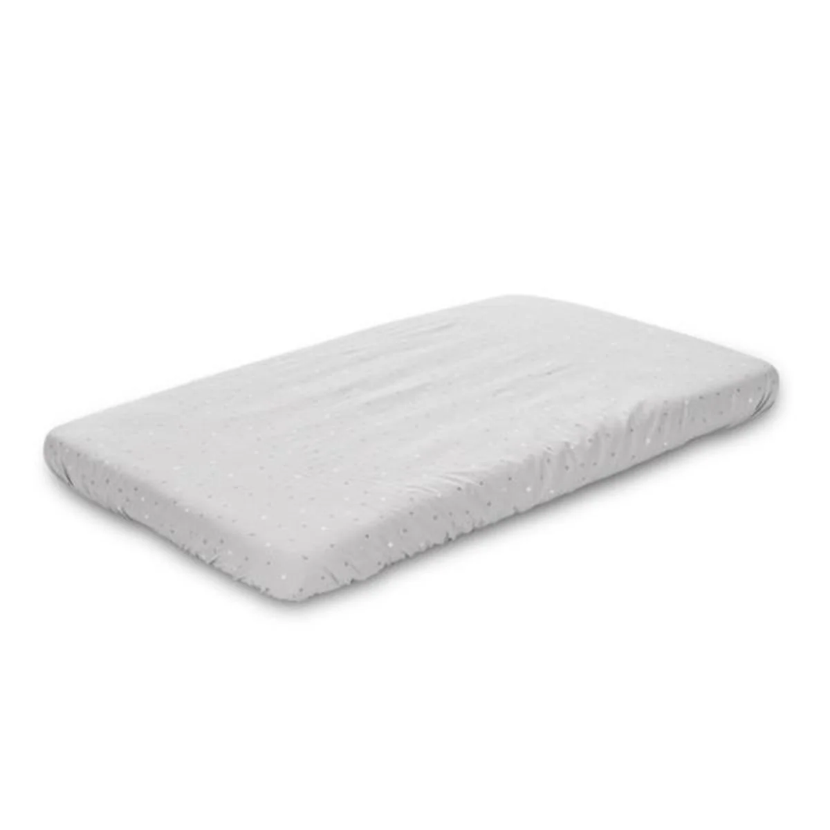 Cearceaf cu elastic pentru patut, 98 x 65 cm, 100% bumbac ranforce, Grey Sky