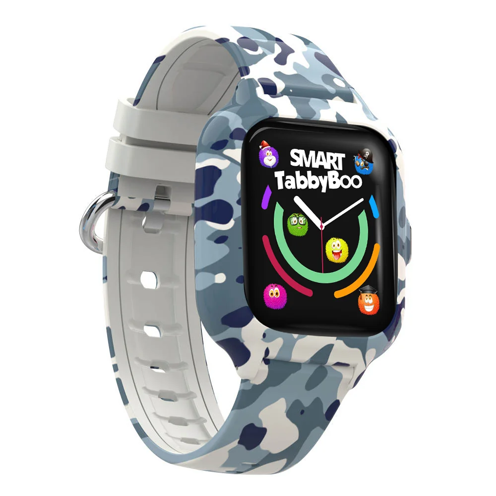 Ceas smartwatch, Tabby Boo, 4G, GPS, Ecran 1.4 inch, Camouflage Grey