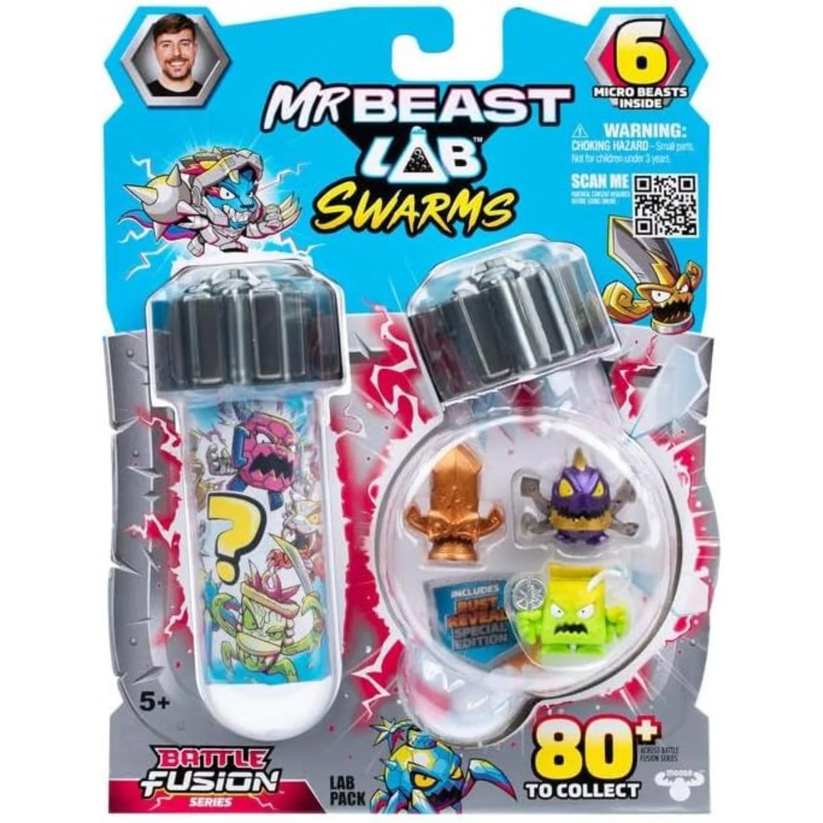 Set 6 figurine, Mr Beast Lab Swarms, S4, Battle Fusion