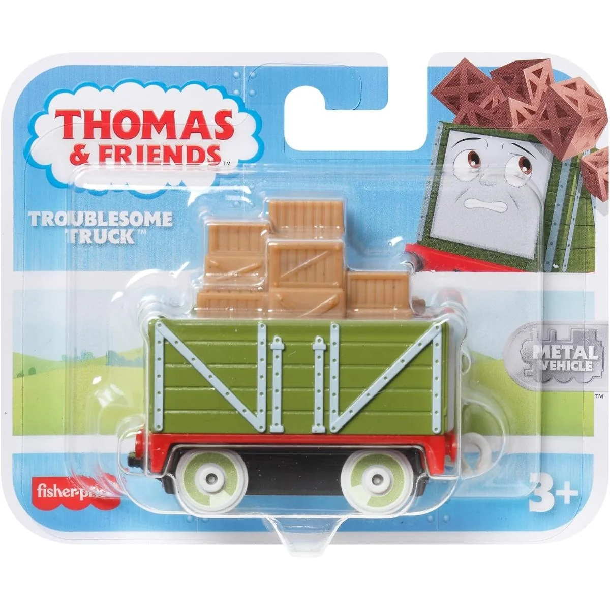 Vagon metalic cu marfa, Thomas and Friends, Troublesome Truck, HMC41