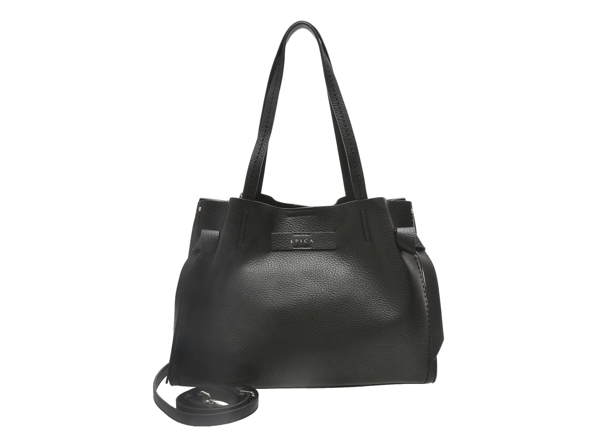 Geanta EPICA neagra, 253103, din piele ecologica