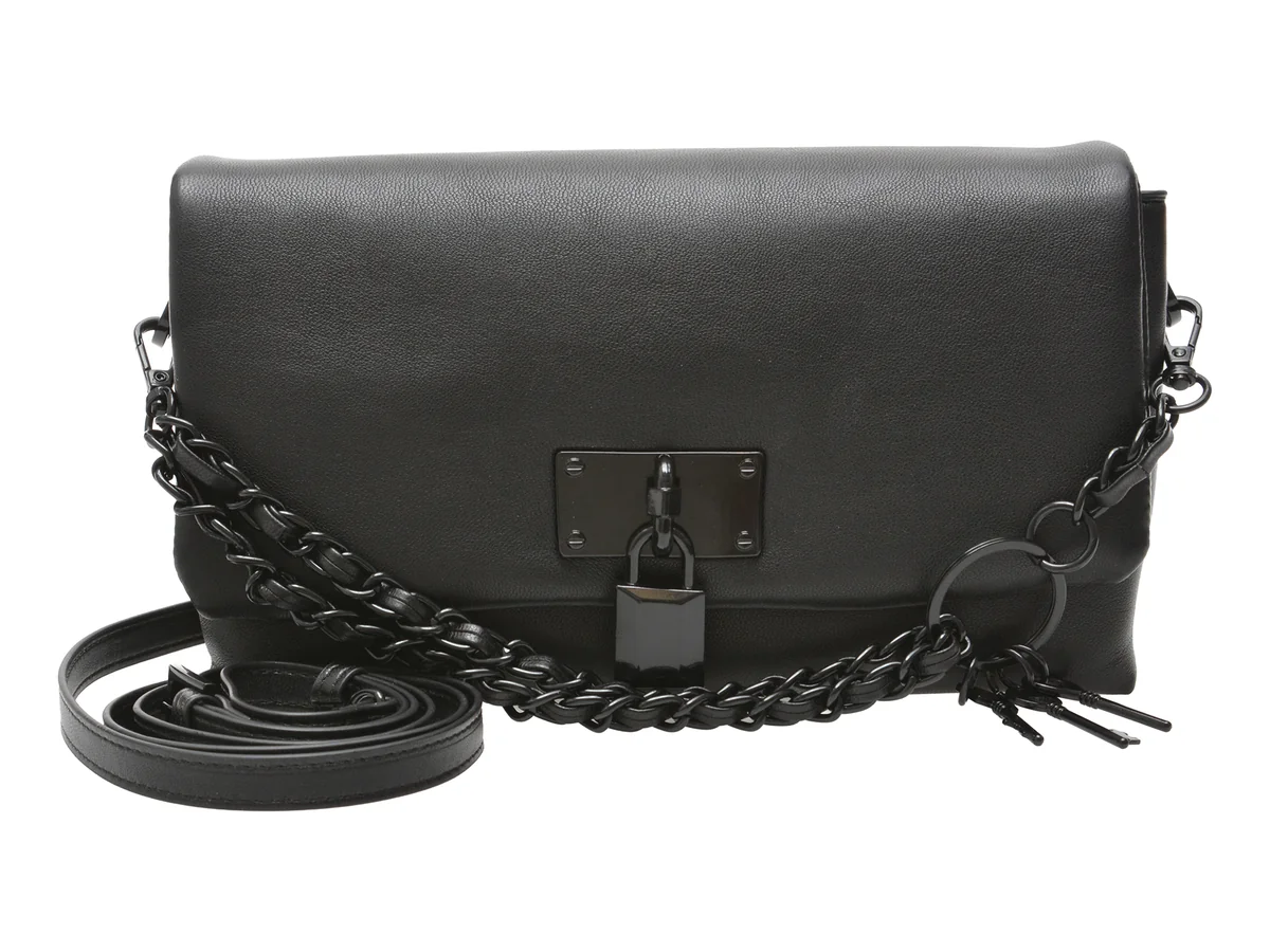 Geanta ALDO neagra, JACKIEBAG 008, din piele ecologica