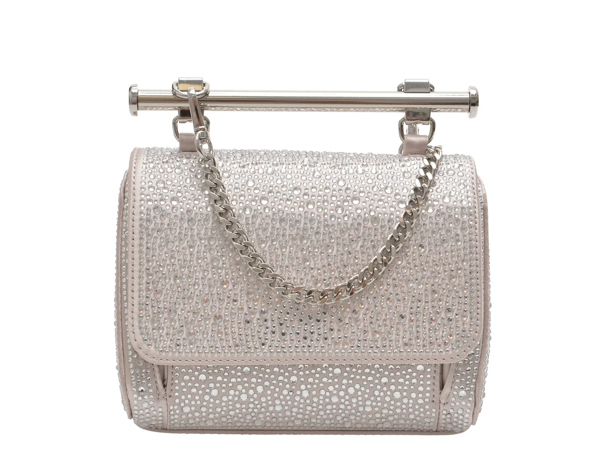 Geanta ALDO gri, BLINGCHIC 060, din material textil