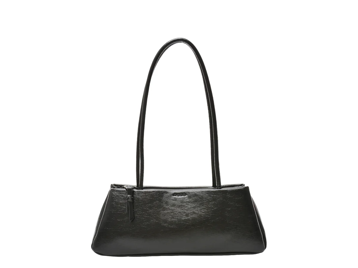 Geanta ALDO neagra, ALESIA 008, din piele ecologica