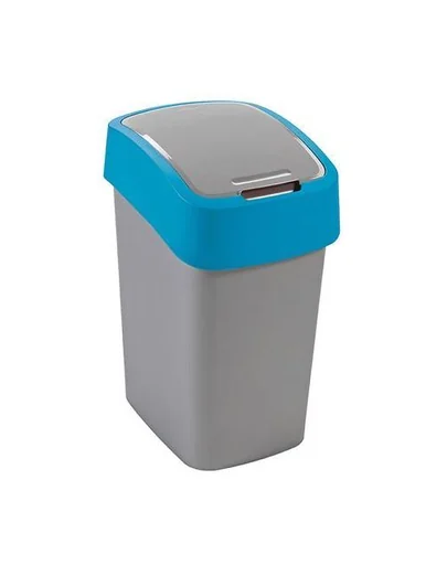 CURVER Cos pentru gunoi "FLIP BIN" 9 L argintiu / albastru