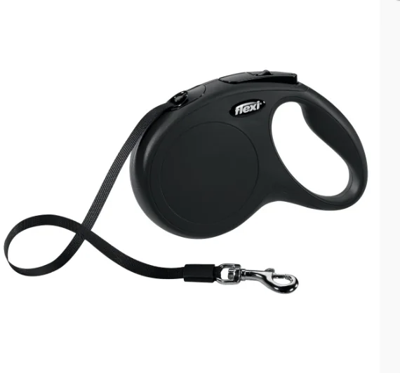 Flexi Lesa New Classic Tape L 8 m - flexi,negru