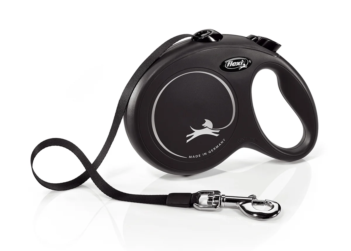 Flexi Lesa New Classic Tape L 5 m - flexi,negru