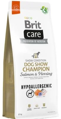 Brit Care Dog Hypoallergenic Dog Show Champion somon si hering - brit,1-kg