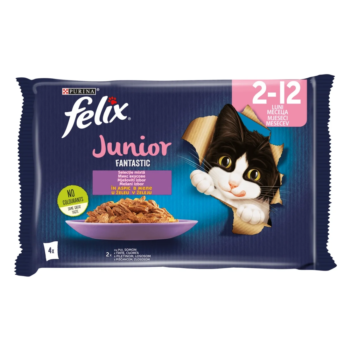 Felix Fantastic Plic Junior 4 x 85 g