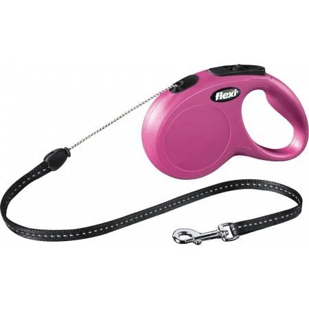 Flexi Lesa New Classic Cord S 8 m Roz
