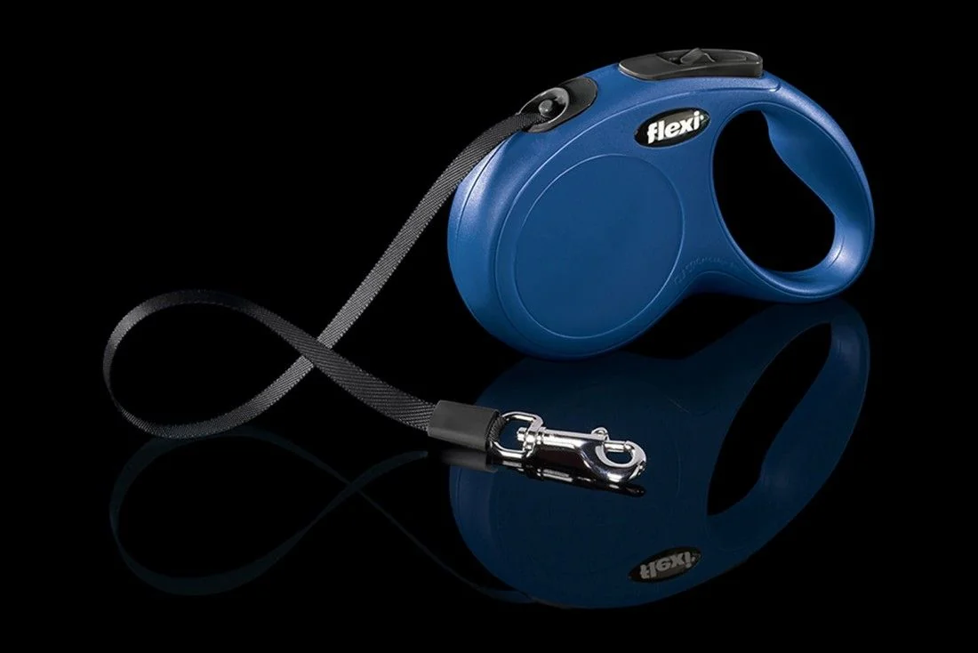 Flexi Lesa New Classic Tape S 5 m Albastra