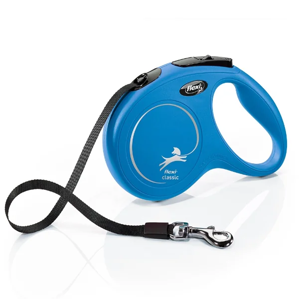 Flexi Lesa New Classic Tape M 5 m Albastra