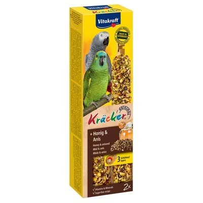 Vitakraft Baton Papagali cu Miere si Anason 2 Buc 180 g