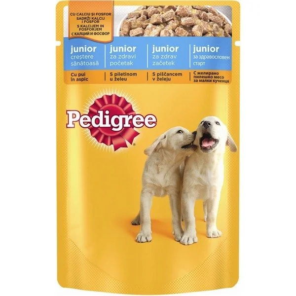 Pedigree Plic Junior Pui in Aspic 100 g