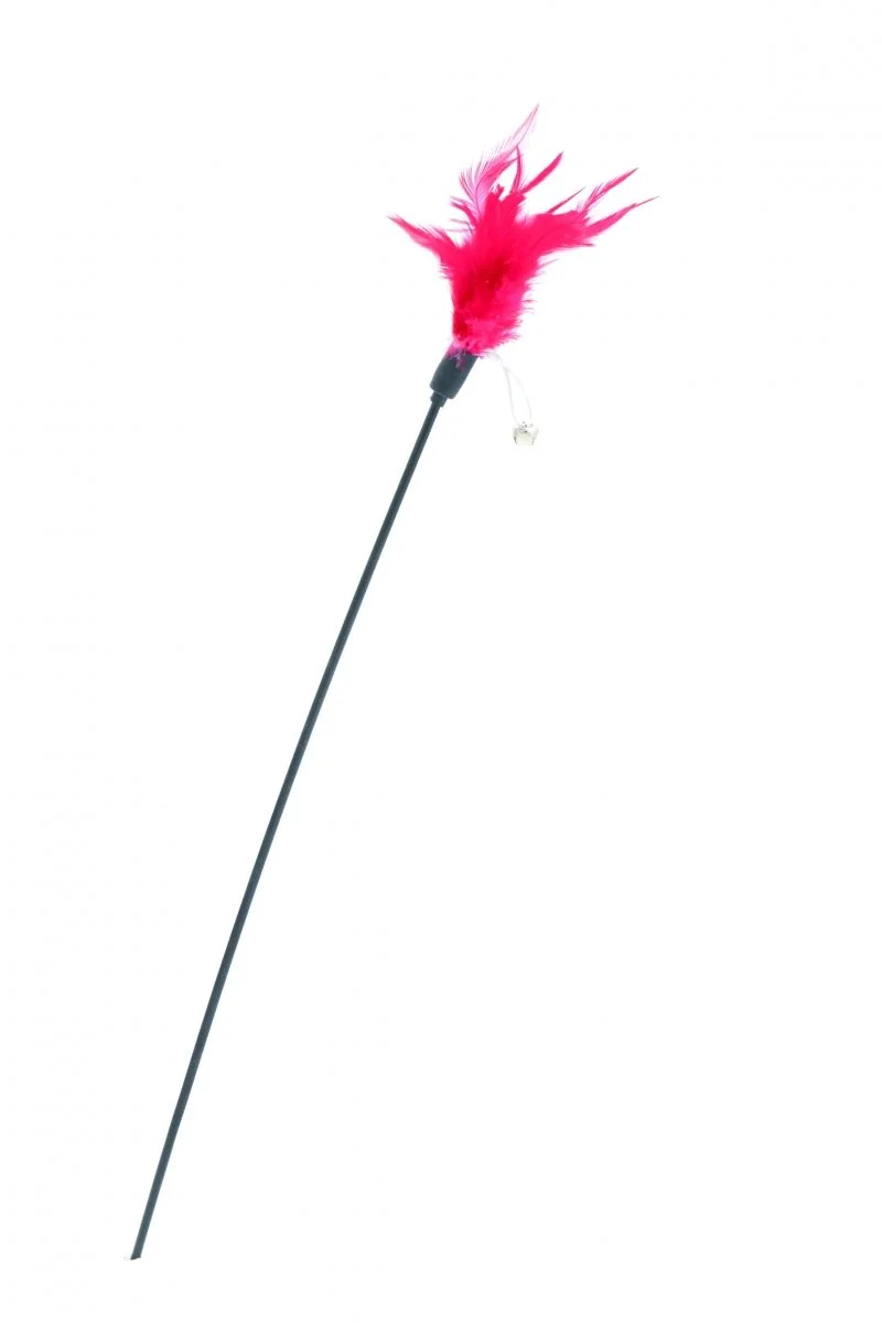 Comfy Jucarie Pisica Undita Rod Feather 60 cm