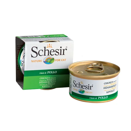 Schesir Pisica Pui File 85 g