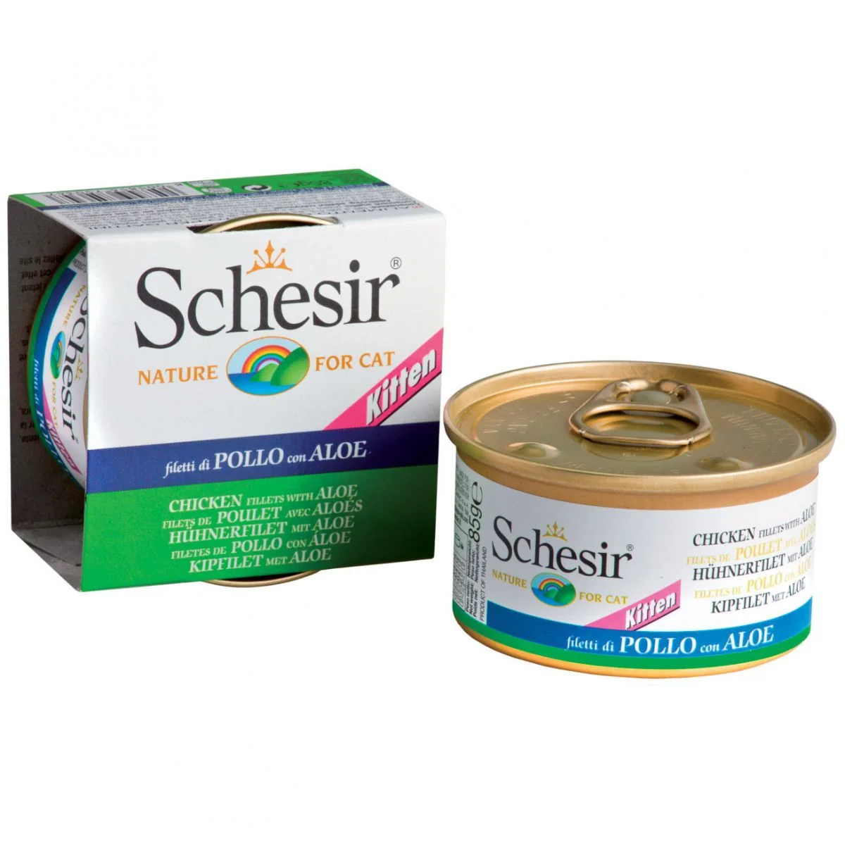 Schesir Pisica Junior Pui/Aloe 85 g