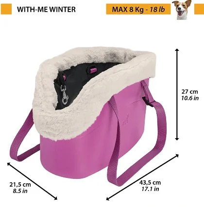 Ferplast Geanta Transport With-Me Winter Animal Print