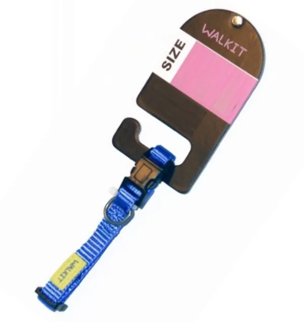 Walkit Zgarda Caine S 1.6 X 30-45 cm Albastru