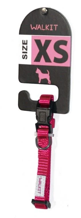 Walkit Zgarda Caine M 2.0 X 35-50 cm Rosu Carmin