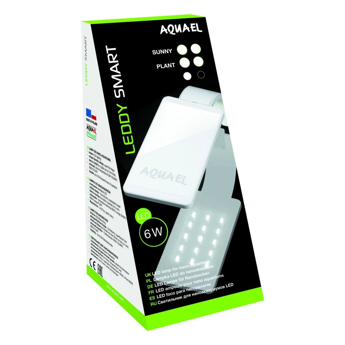 Aquael Lampa Smart Plant Plus 6 W Neagra 113172